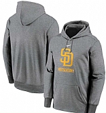 Men's San Diego Padres Nike Gray 2020 Postseason Collection Pullover Hoodie,baseball caps,new era cap wholesale,wholesale hats